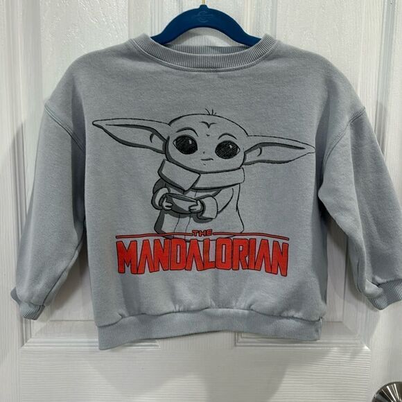 ZARA STAR WARS SWEATSHIRT. LIGHT BLUE - Picture 1 of 5